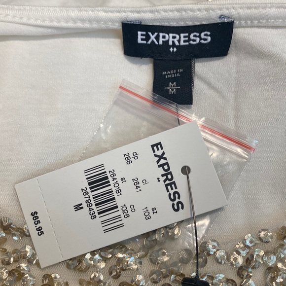 💄NWT Express Sequin Blouse - Picture 3 of 4